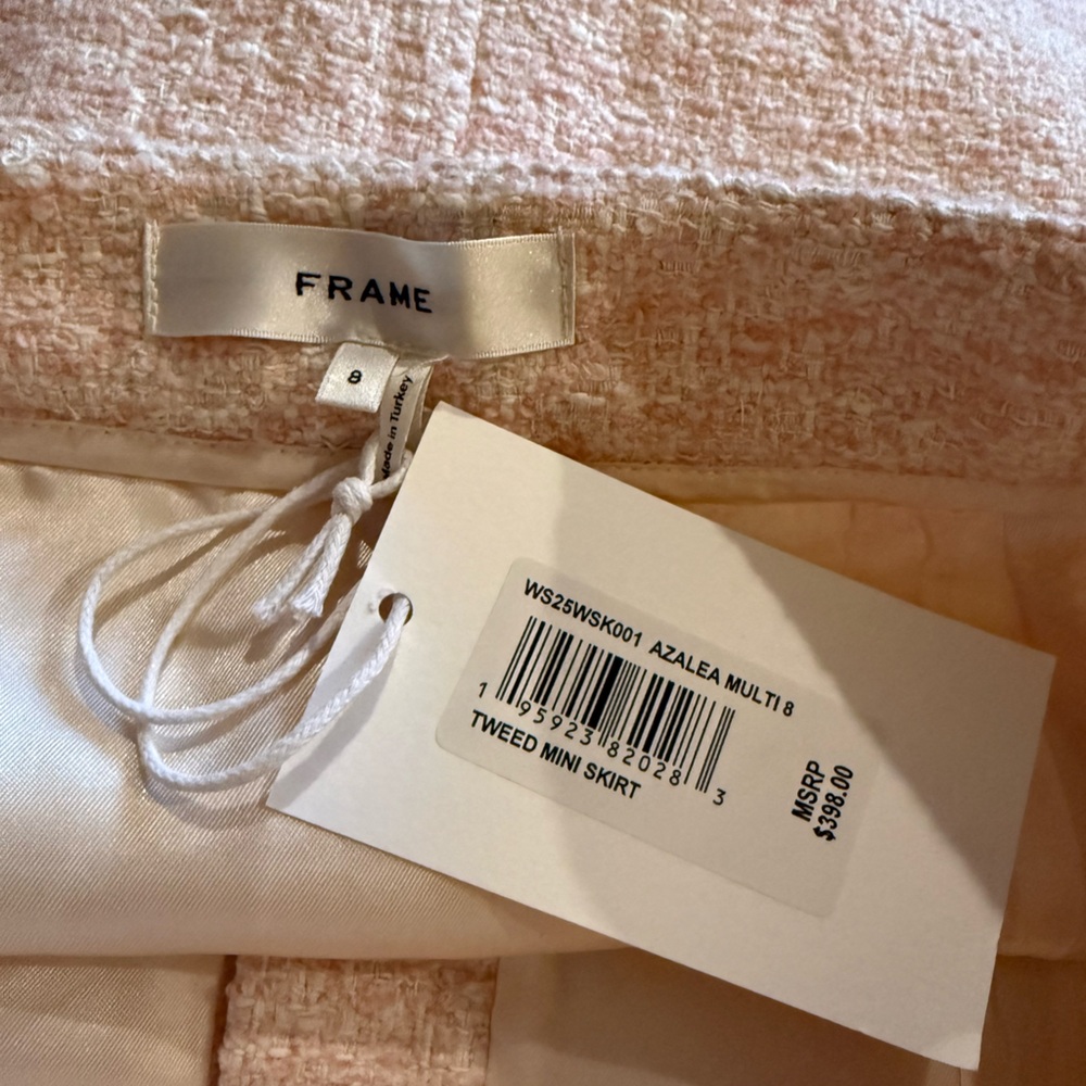 Frame Tweed Mini Skirt NWT - Picture 8 of 13